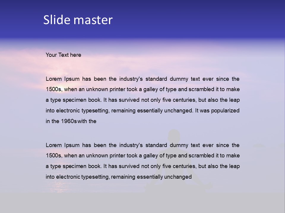 Ocean Travel Outdoors PowerPoint Template