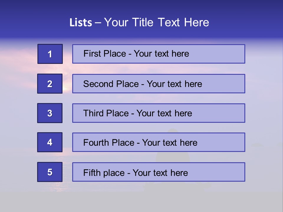 Ocean Travel Outdoors PowerPoint Template