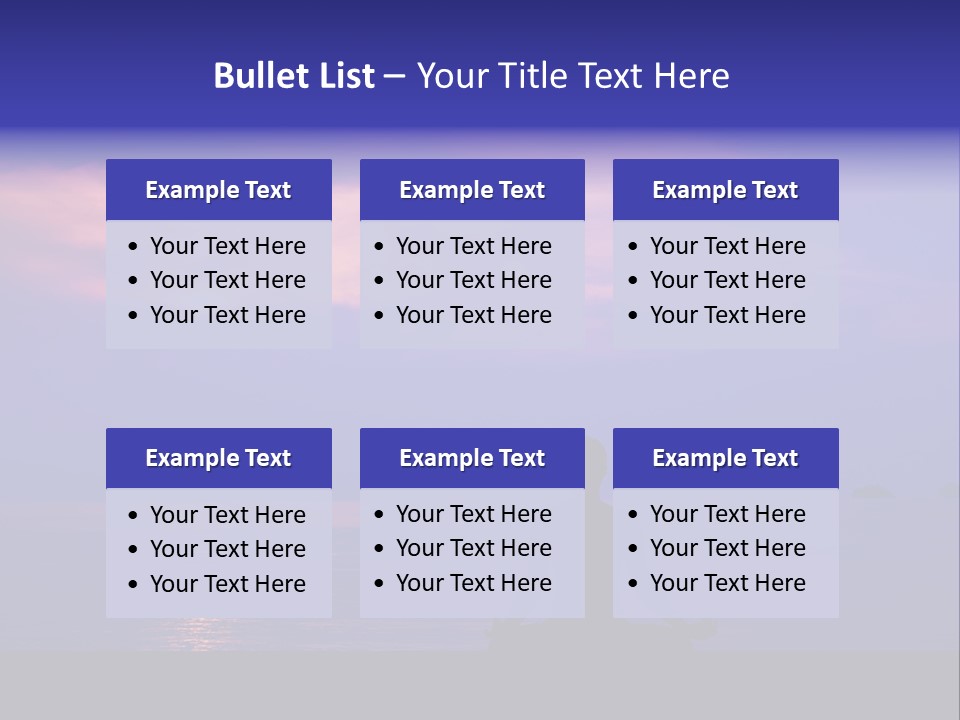 Ocean Travel Outdoors PowerPoint Template