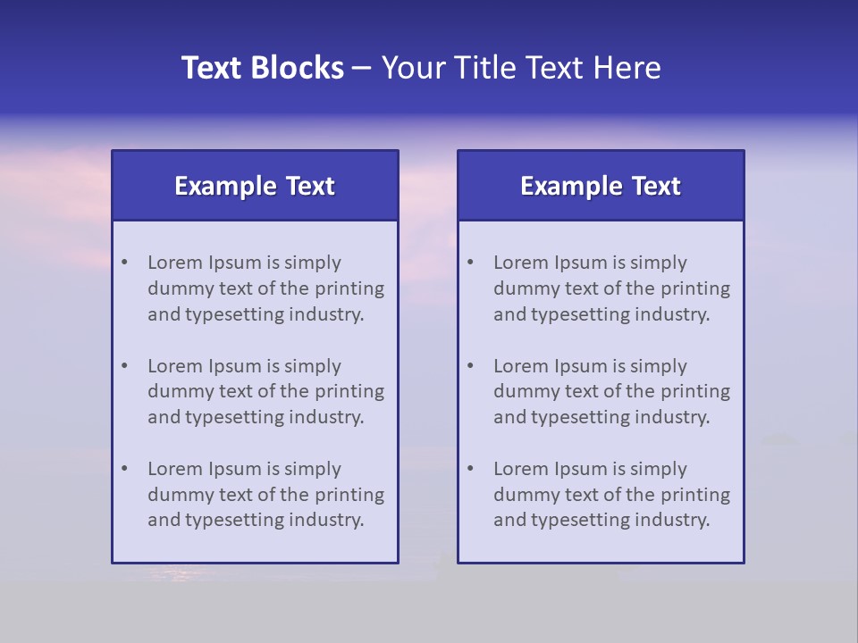 Ocean Travel Outdoors PowerPoint Template