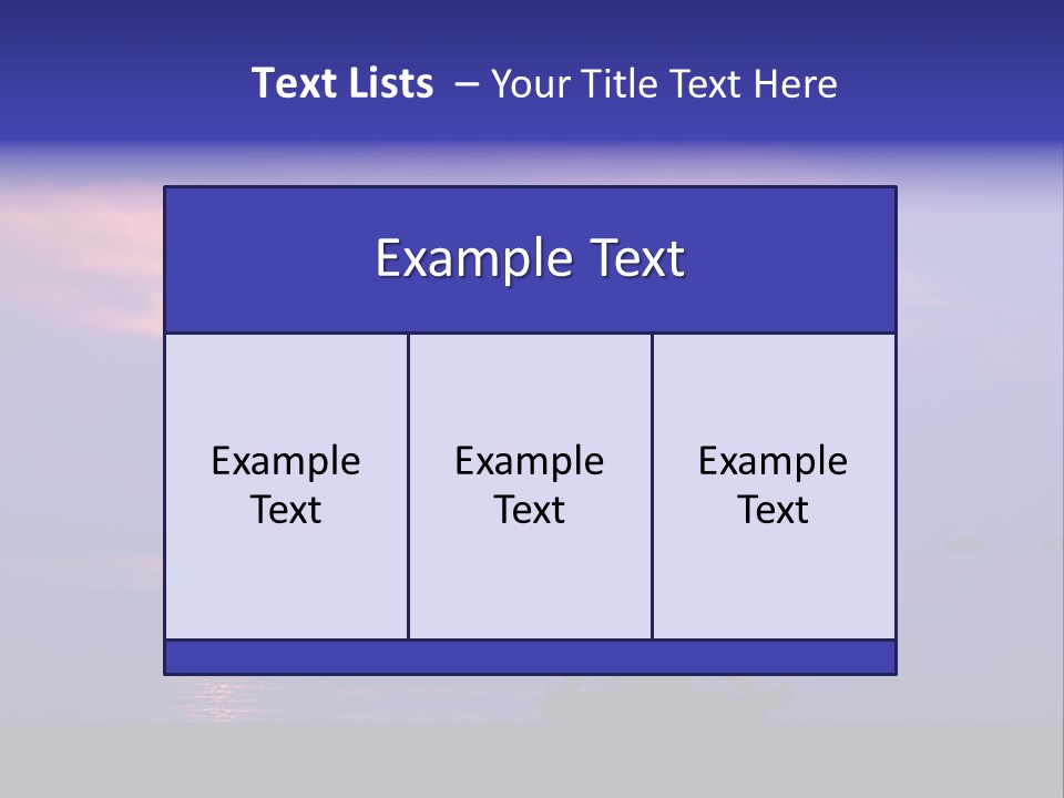 Ocean Travel Outdoors PowerPoint Template