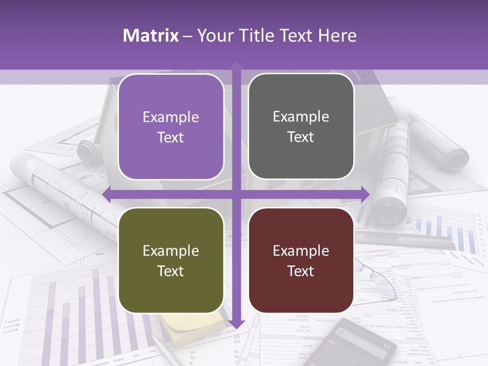 Graphic Purchase Home Finances PowerPoint Template