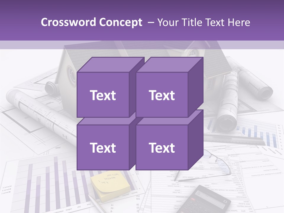 Graphic Purchase Home Finances PowerPoint Template