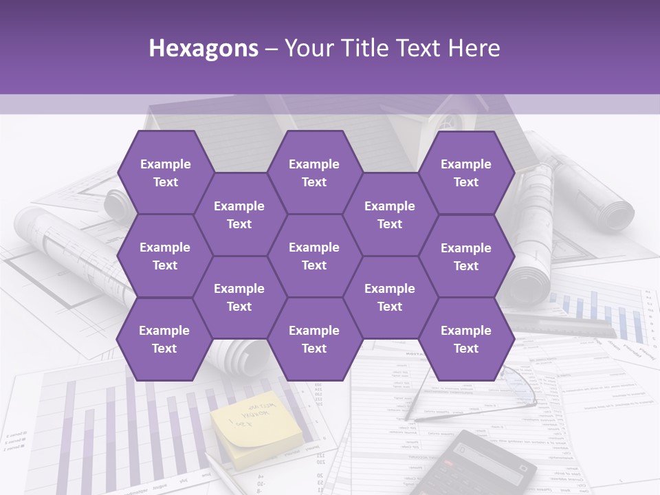 Graphic Purchase Home Finances PowerPoint Template