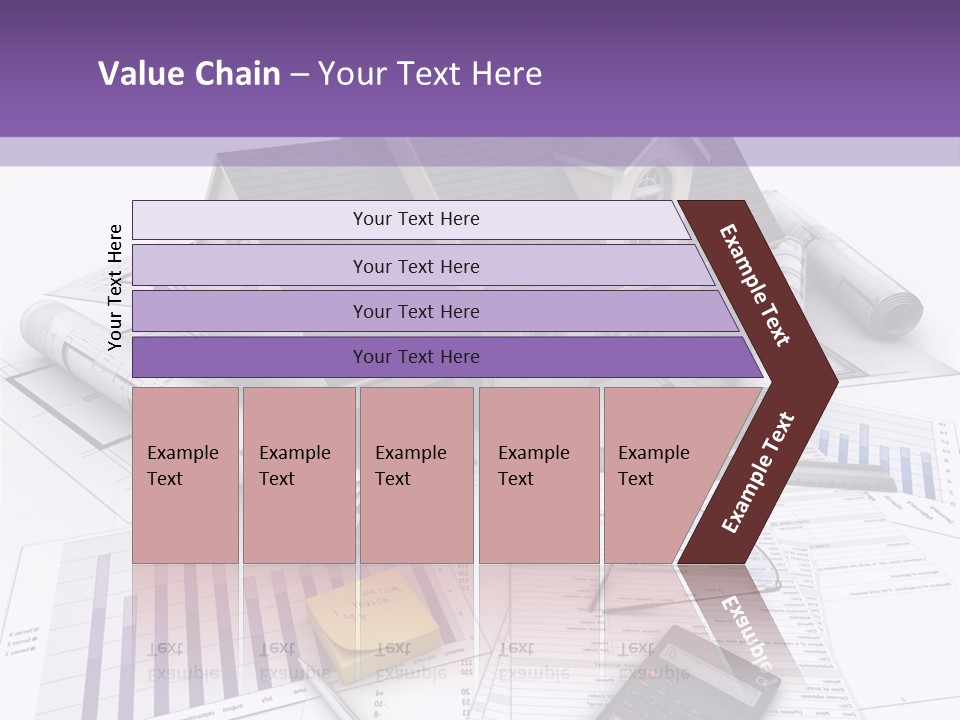 Graphic Purchase Home Finances PowerPoint Template