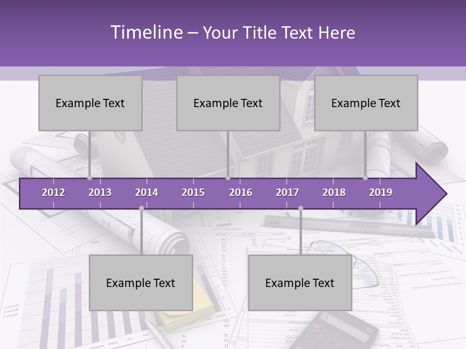 Graphic Purchase Home Finances PowerPoint Template