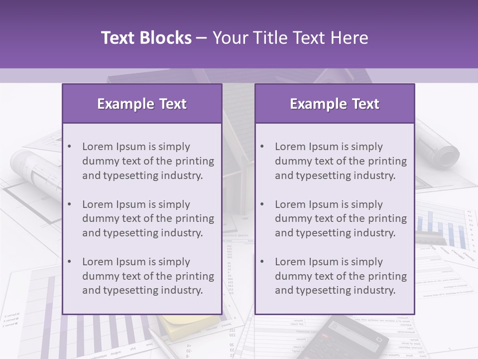 Graphic Purchase Home Finances PowerPoint Template