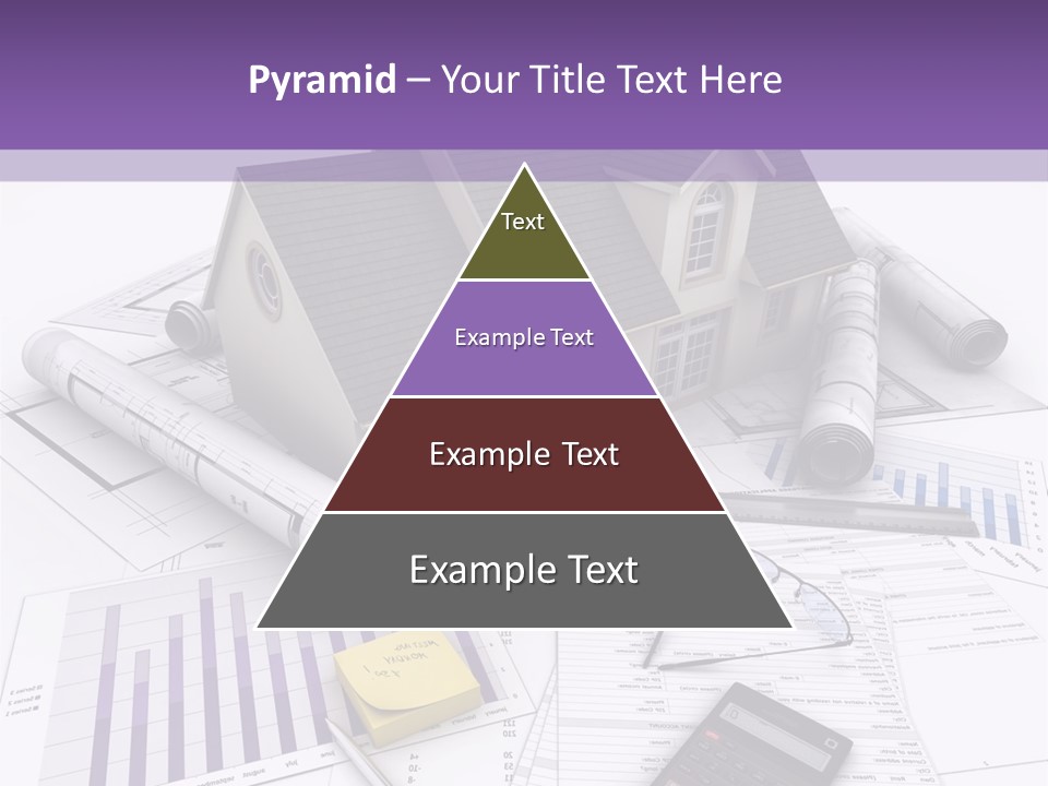 Graphic Purchase Home Finances PowerPoint Template