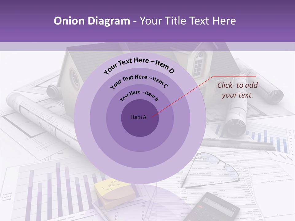 Graphic Purchase Home Finances PowerPoint Template