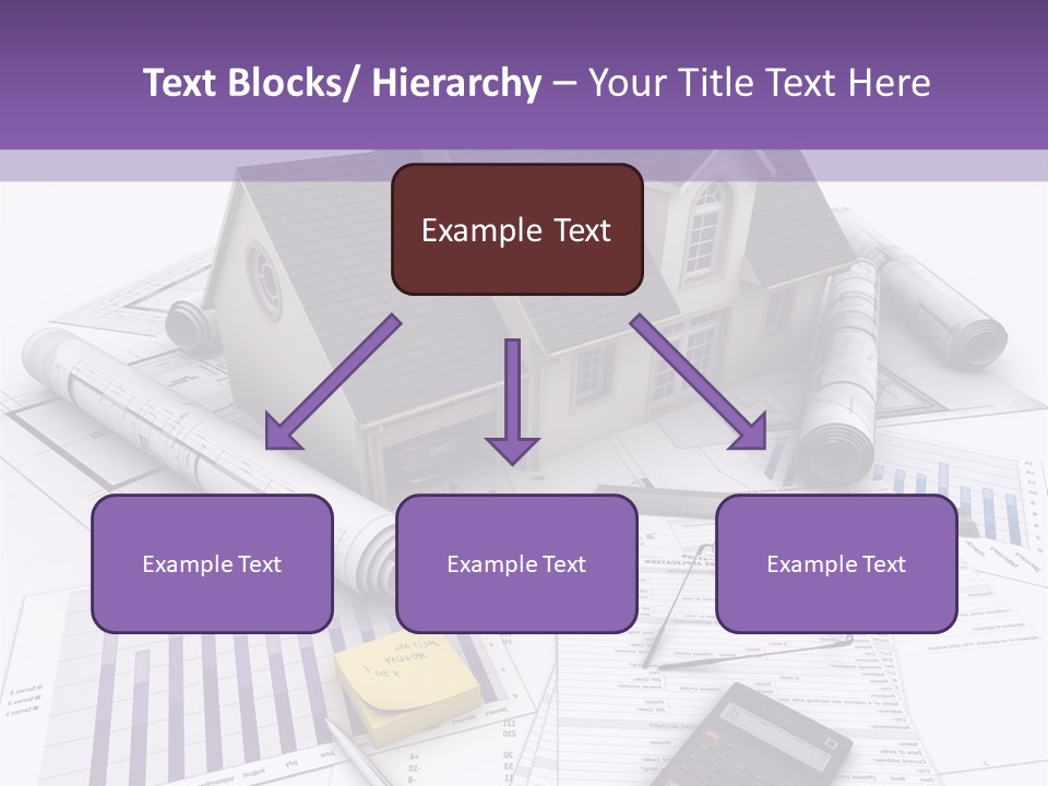 Graphic Purchase Home Finances PowerPoint Template