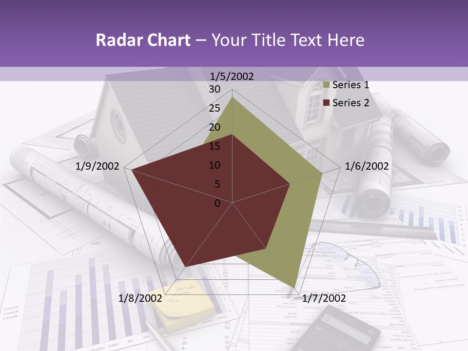 Graphic Purchase Home Finances PowerPoint Template