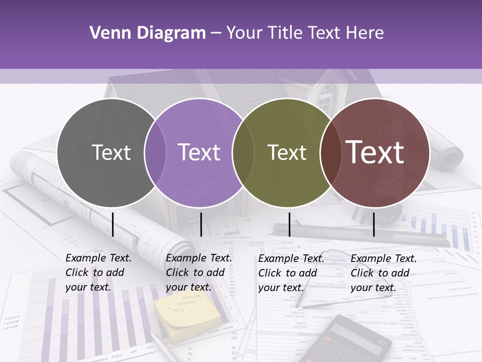 Graphic Purchase Home Finances PowerPoint Template