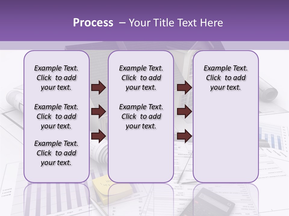 Graphic Purchase Home Finances PowerPoint Template