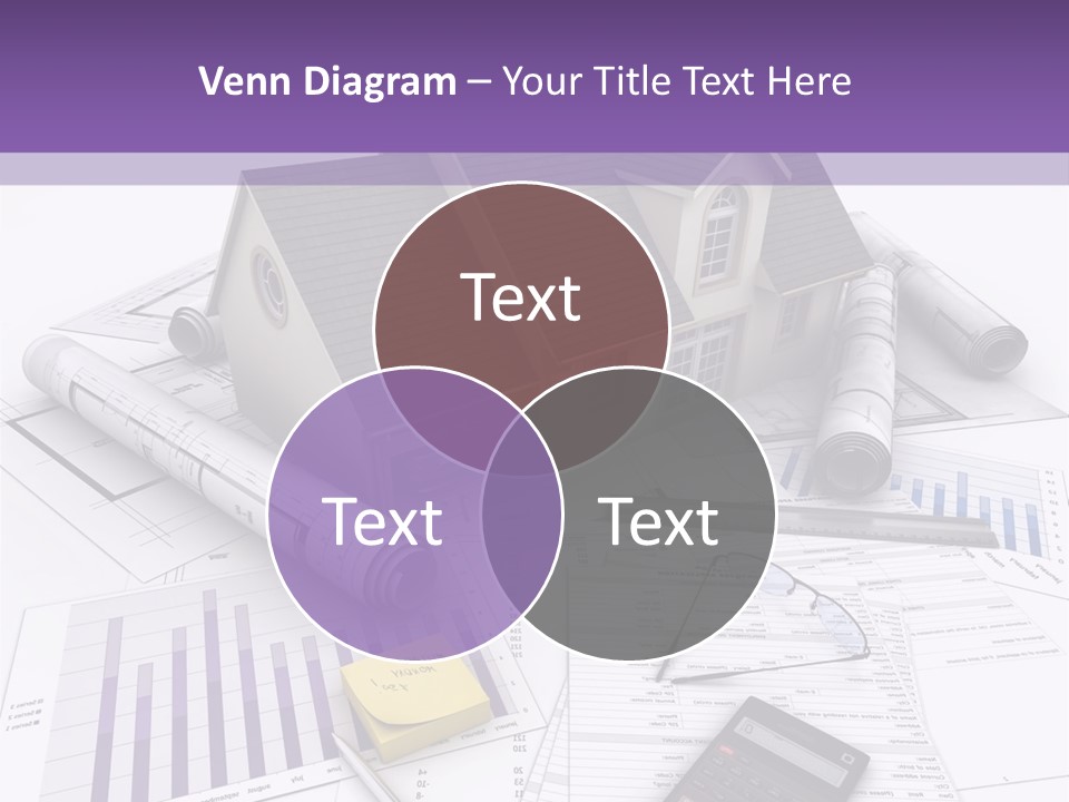 Graphic Purchase Home Finances PowerPoint Template