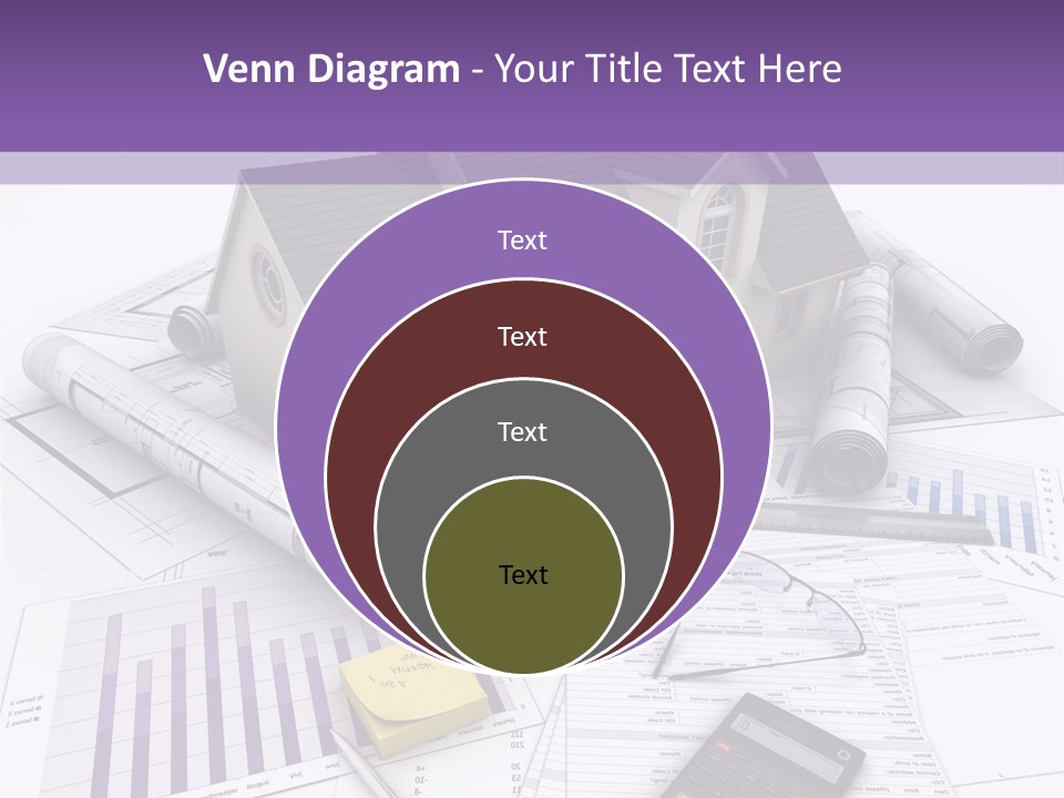 Graphic Purchase Home Finances PowerPoint Template