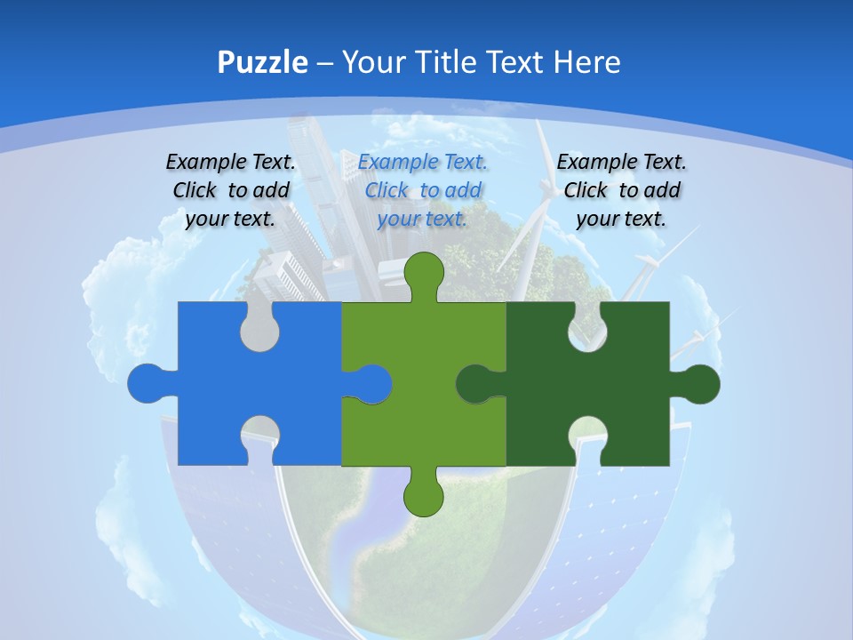 Cyan Blue Bank PowerPoint Template