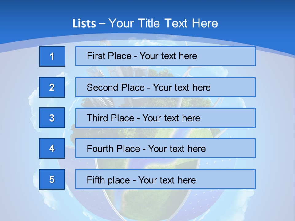 Cyan Blue Bank PowerPoint Template
