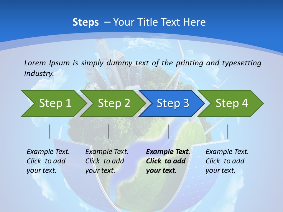 Cyan Blue Bank PowerPoint Template