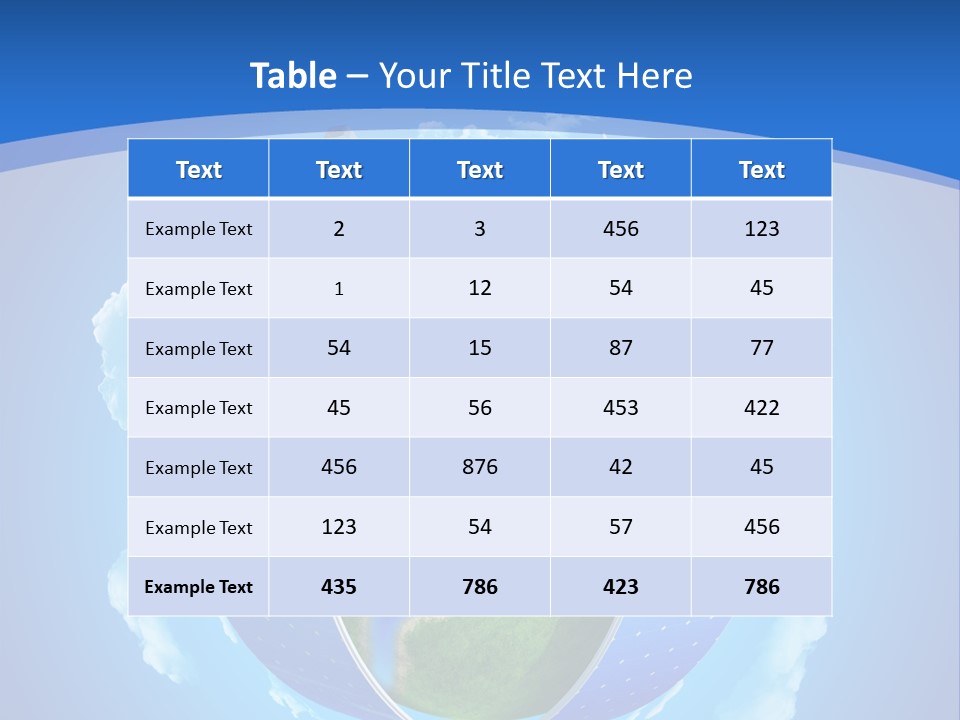 Cyan Blue Bank PowerPoint Template