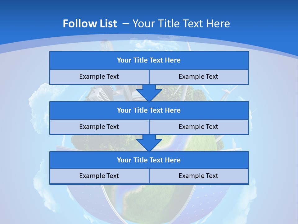 Cyan Blue Bank PowerPoint Template