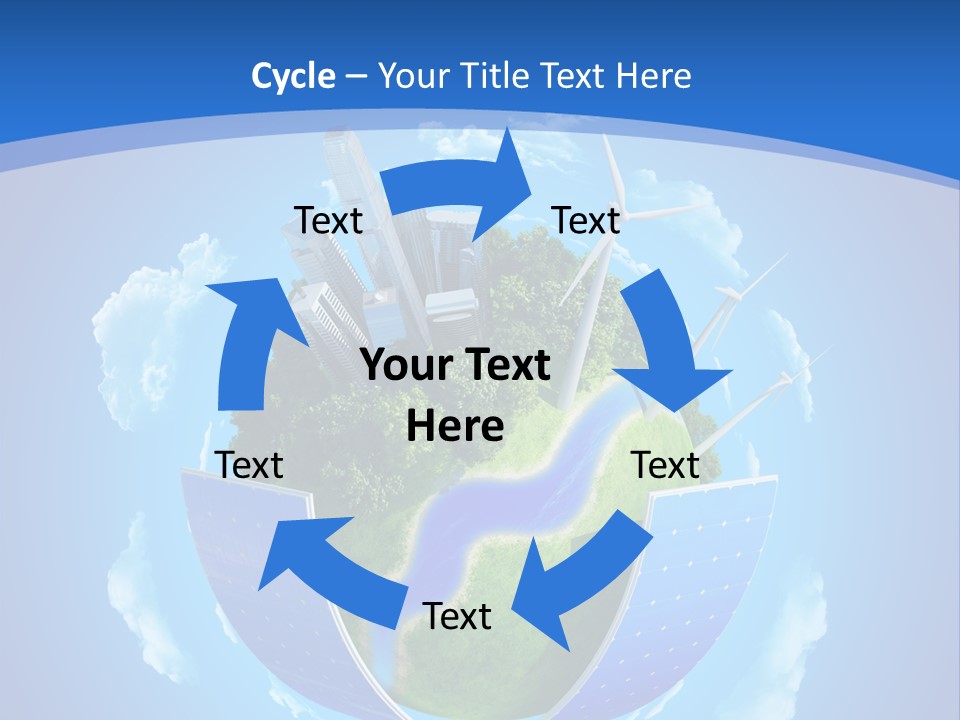 Cyan Blue Bank PowerPoint Template