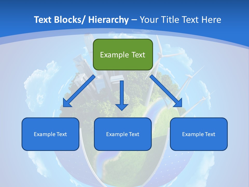 Cyan Blue Bank PowerPoint Template