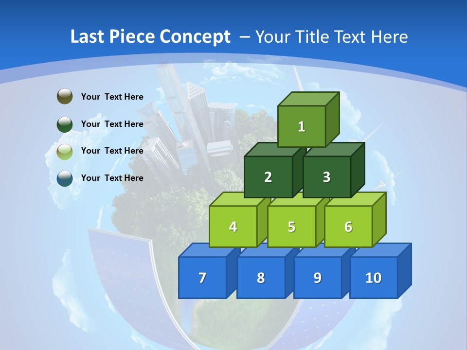 Cyan Blue Bank PowerPoint Template