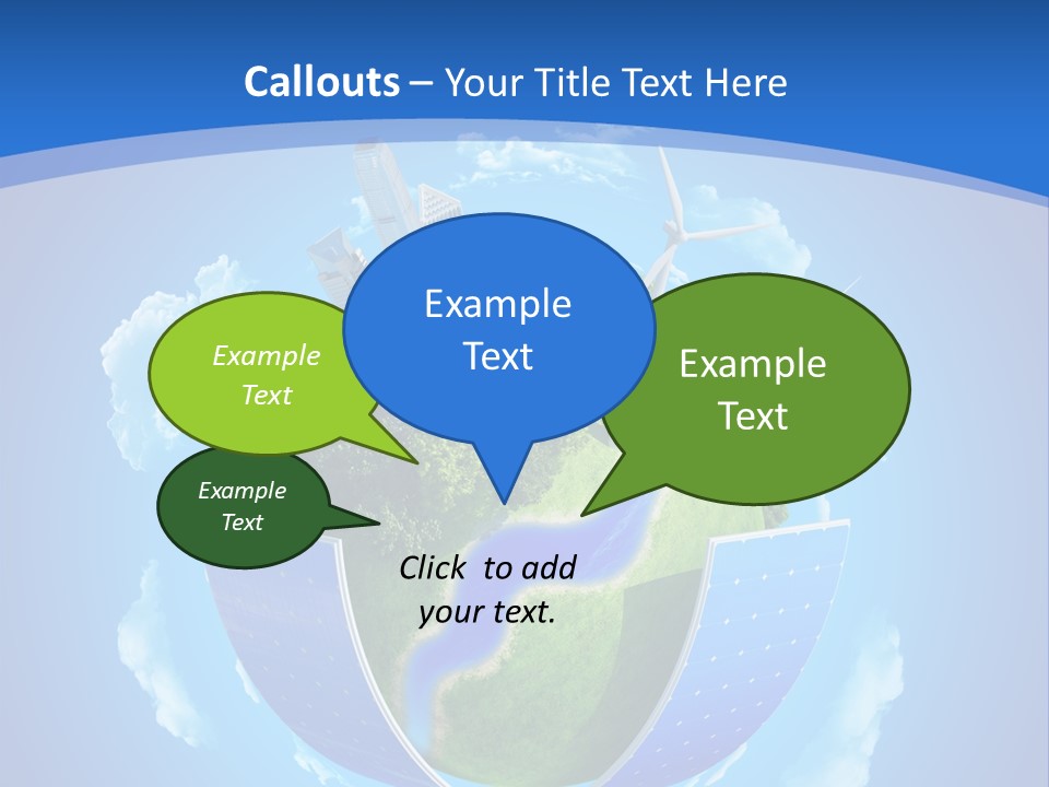 Cyan Blue Bank PowerPoint Template