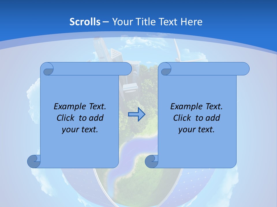 Cyan Blue Bank PowerPoint Template