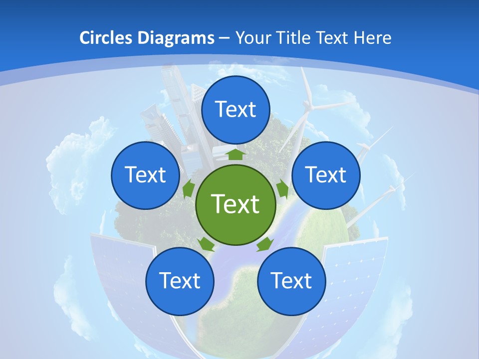 Cyan Blue Bank PowerPoint Template