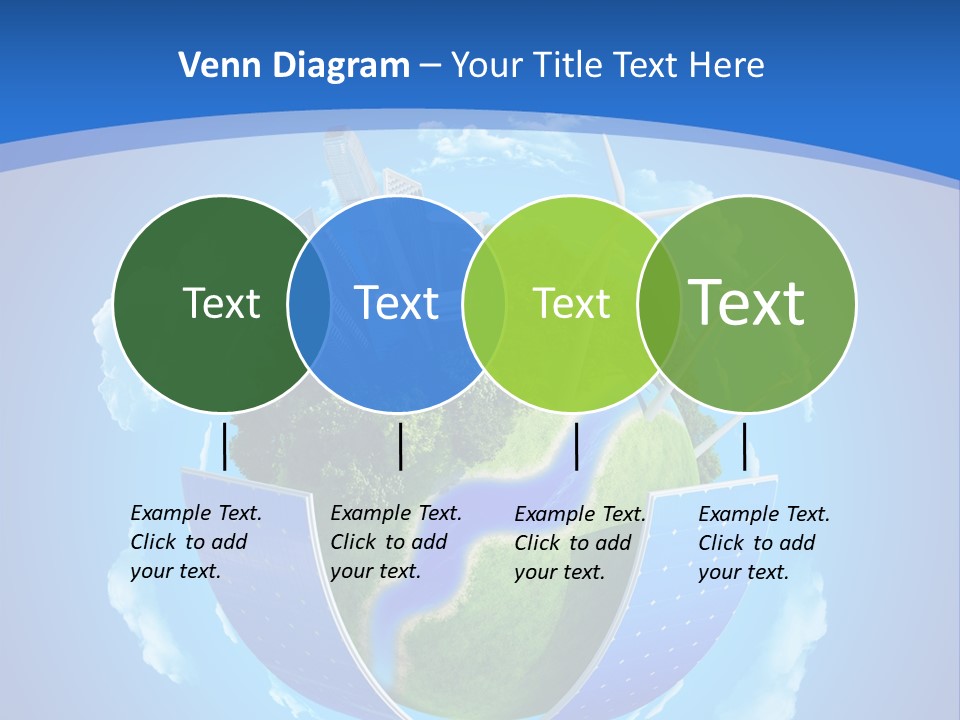 Cyan Blue Bank PowerPoint Template