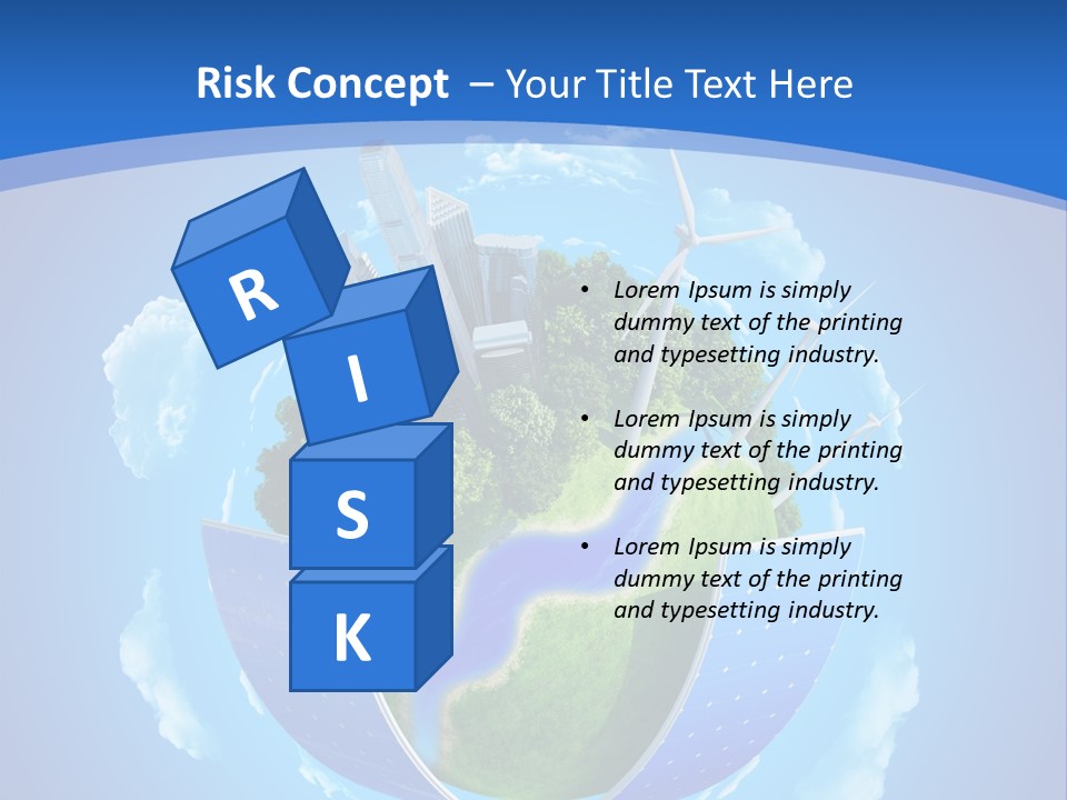 Cyan Blue Bank PowerPoint Template