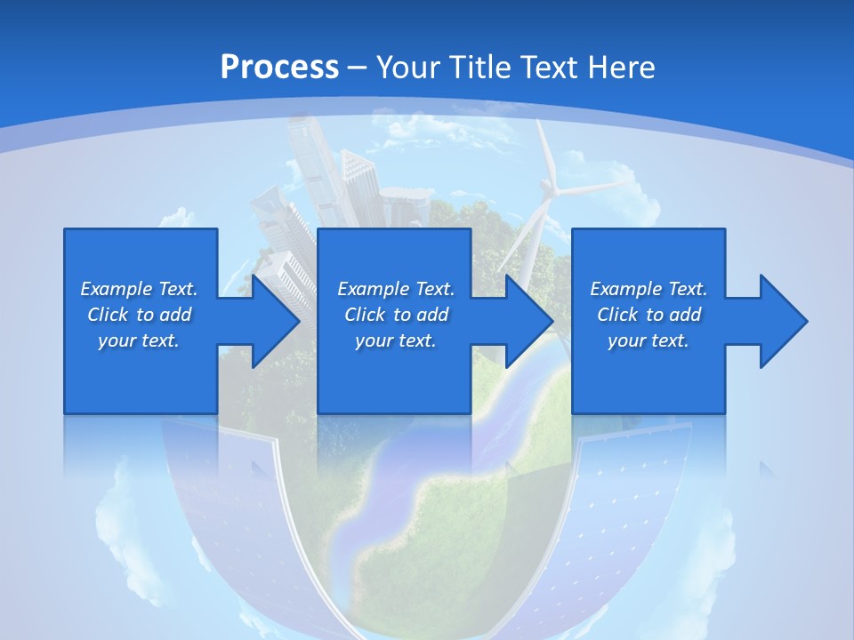 Cyan Blue Bank PowerPoint Template