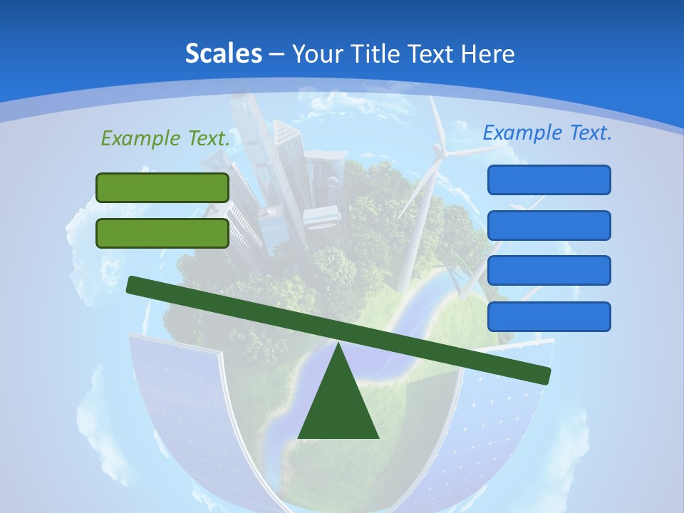 Cyan Blue Bank PowerPoint Template