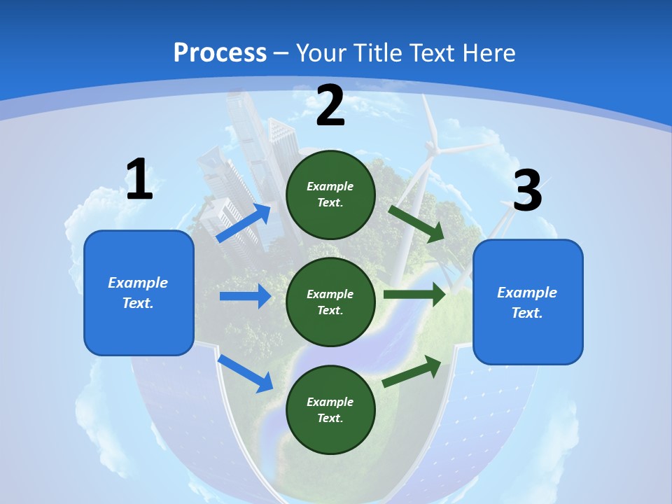 Cyan Blue Bank PowerPoint Template