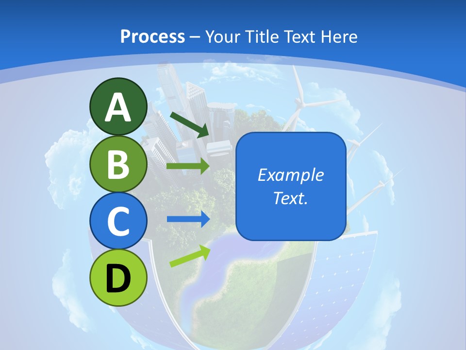 Cyan Blue Bank PowerPoint Template