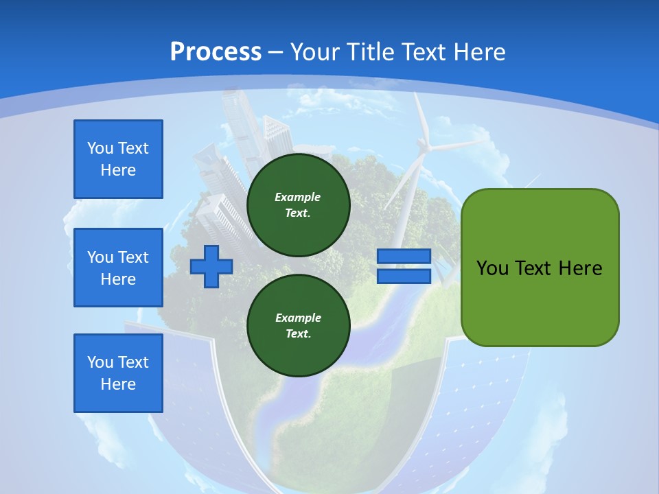 Cyan Blue Bank PowerPoint Template