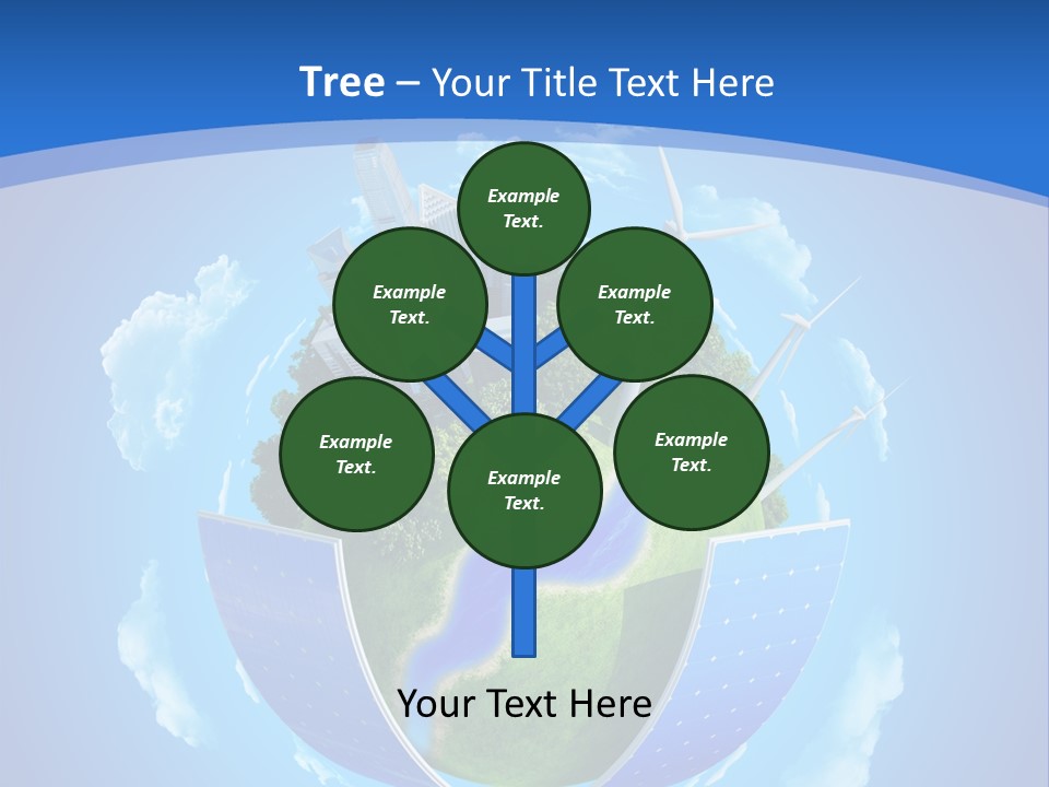 Cyan Blue Bank PowerPoint Template