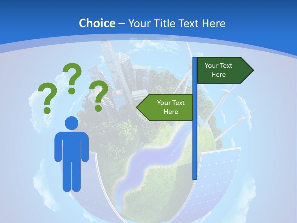 Cyan Blue Bank PowerPoint Template