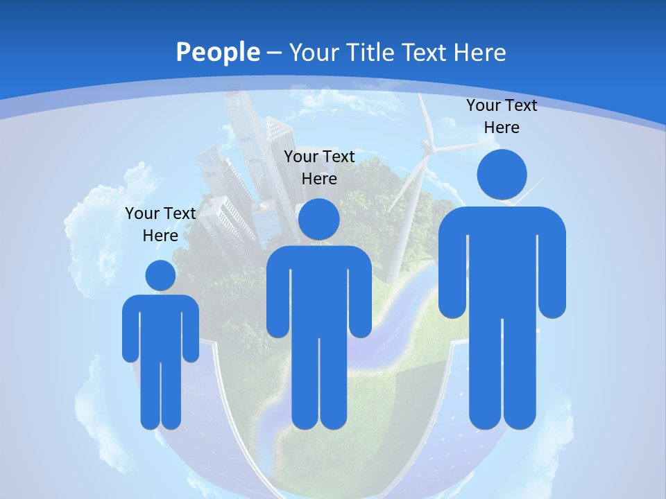 Cyan Blue Bank PowerPoint Template