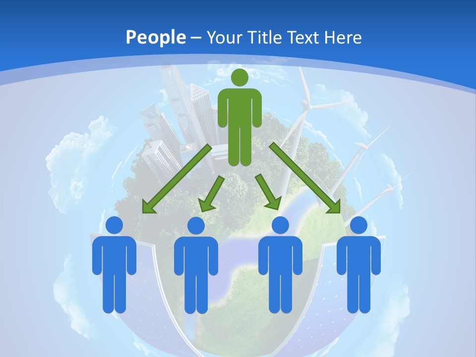 Cyan Blue Bank PowerPoint Template