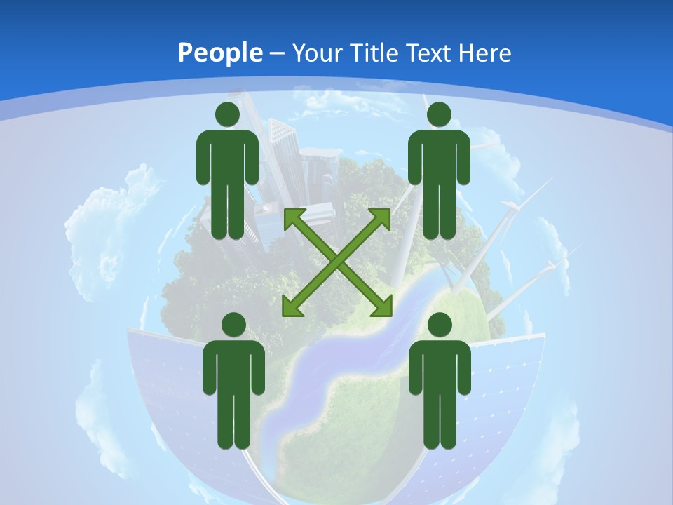 Cyan Blue Bank PowerPoint Template