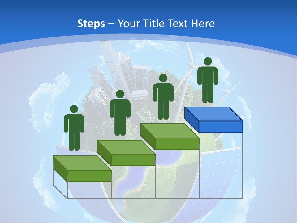 Cyan Blue Bank PowerPoint Template