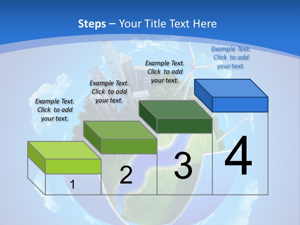 Cyan Blue Bank PowerPoint Template