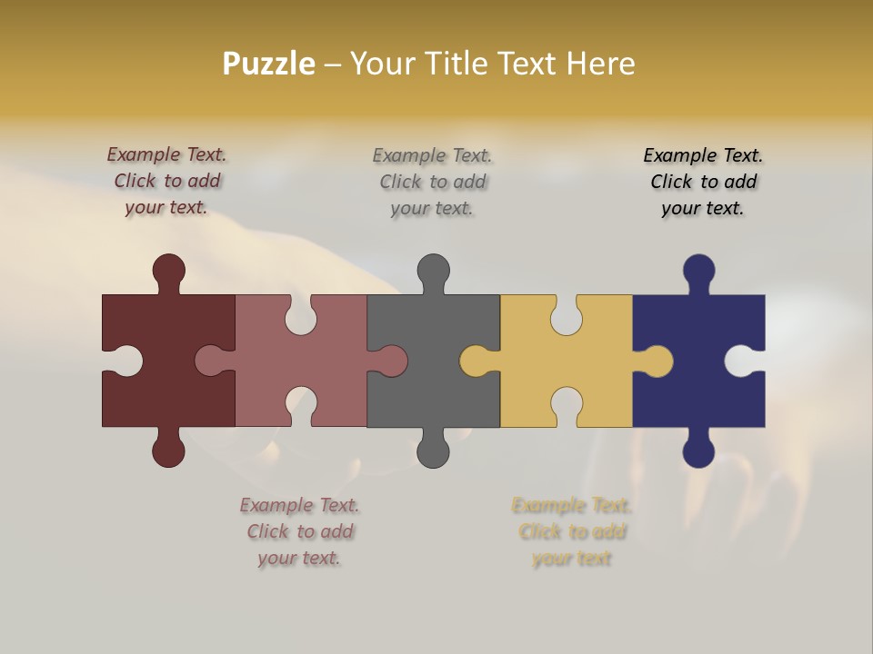 Adolescence Giving Human Hand PowerPoint Template