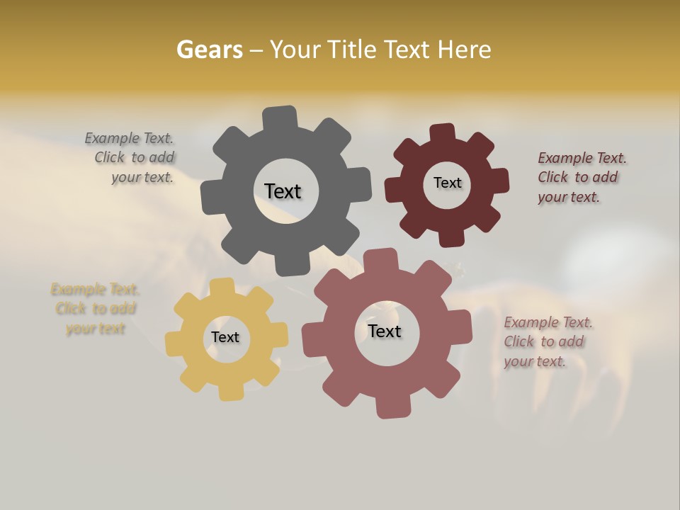 Adolescence Giving Human Hand PowerPoint Template