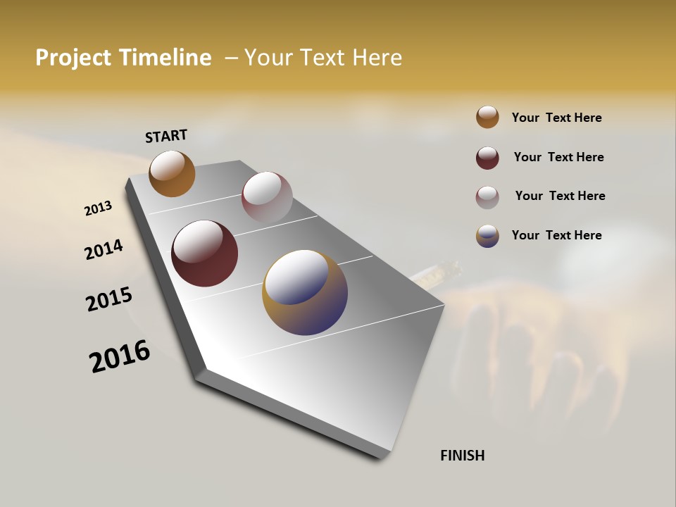 Adolescence Giving Human Hand PowerPoint Template