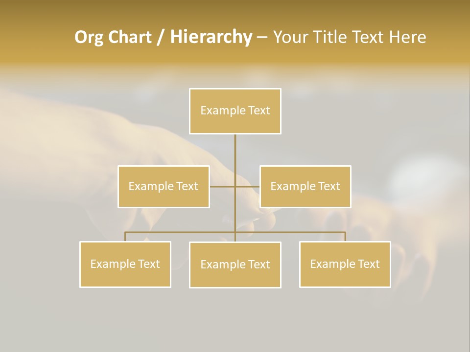 Adolescence Giving Human Hand PowerPoint Template