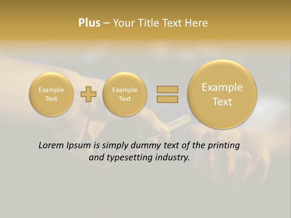 Adolescence Giving Human Hand PowerPoint Template
