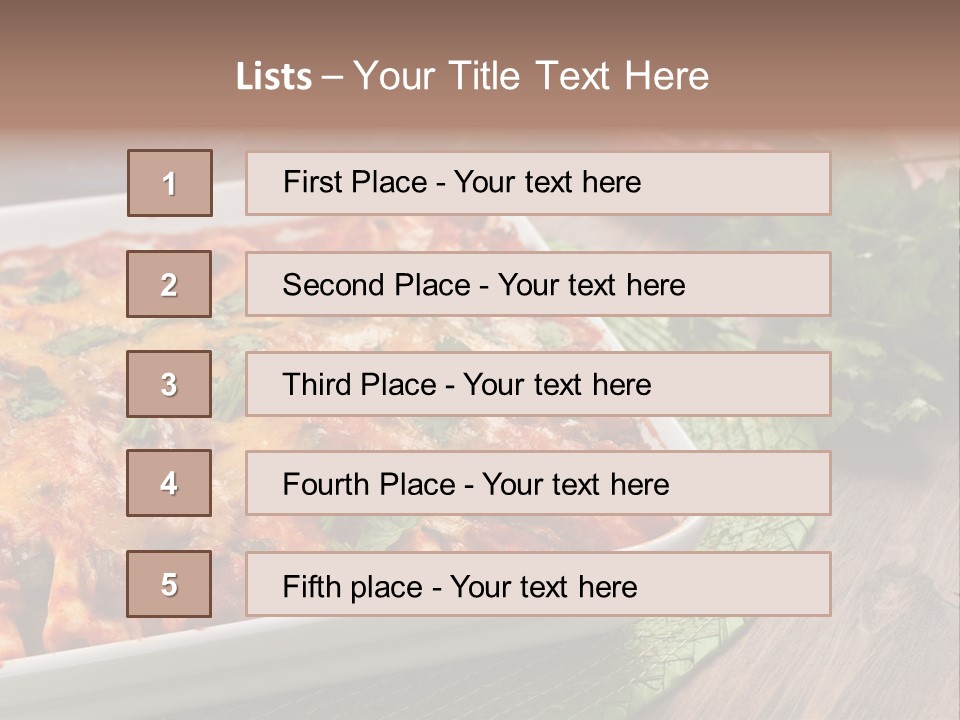 Fresh Cuisine Tortilla PowerPoint Template